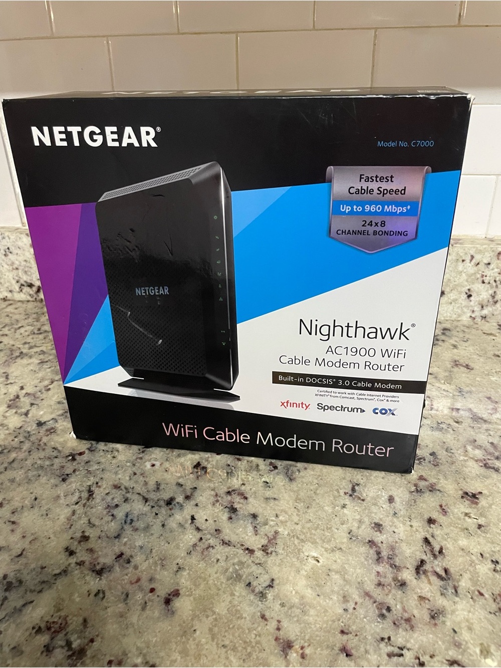 NETGEAR nighthawk WiFi Cable Modem Router (AC1900) docsis 3.0 electronic work - Picture 10 of 15